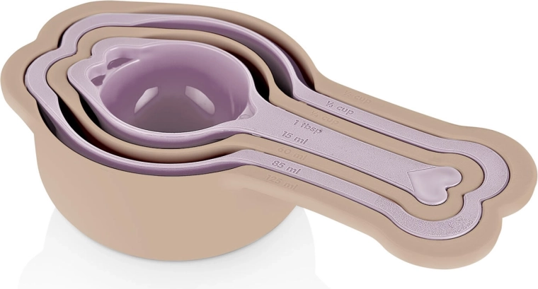Set plastic maatbekers CULINARIA, 4 stuks