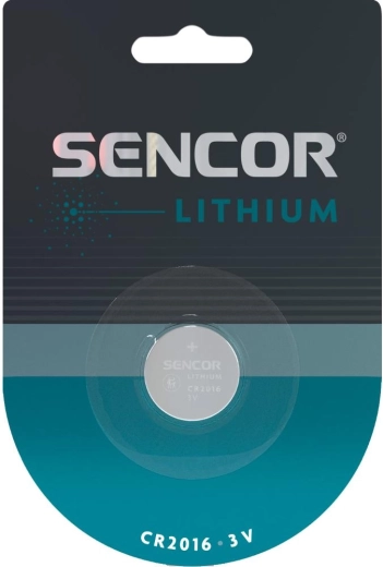 Sencor CR2016 3-V-Lithium-Knopfzelle