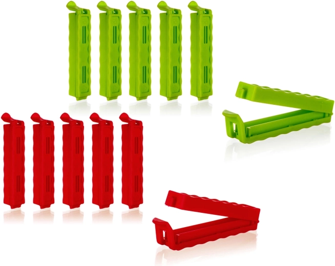 Culinaria bag sealing clips 8.5 cm, 6 pcs (mixed colors)