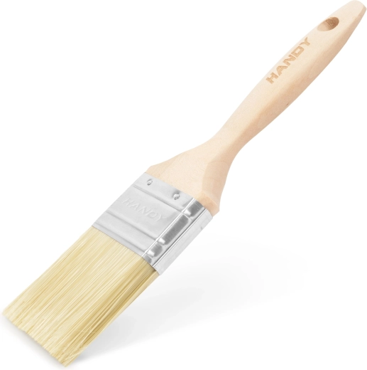 Flat paint brush with wooden handle, 63 mm