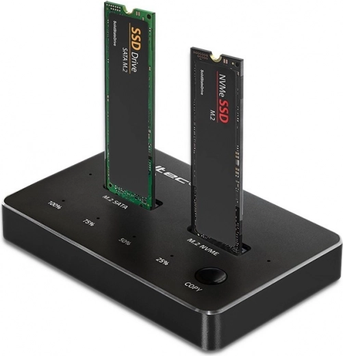 Docking Station for SSD M.2 | NVMe | SATA | USB-C | Dual 2 x 2TB