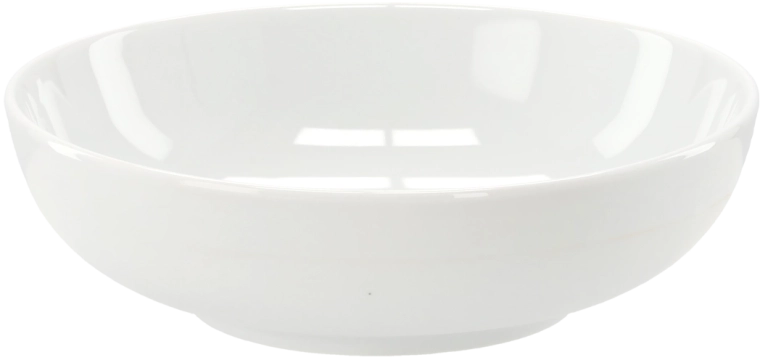 Porzellanteller tief quadratisch 21,5 cm weiß