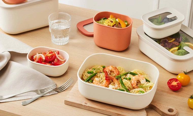 LocknLock Dual Nesting voedselbakjes, set van 3 stuks