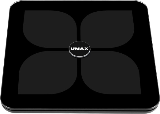 Smarte Waage UMAX Smart Scale US20HRC, schwarz