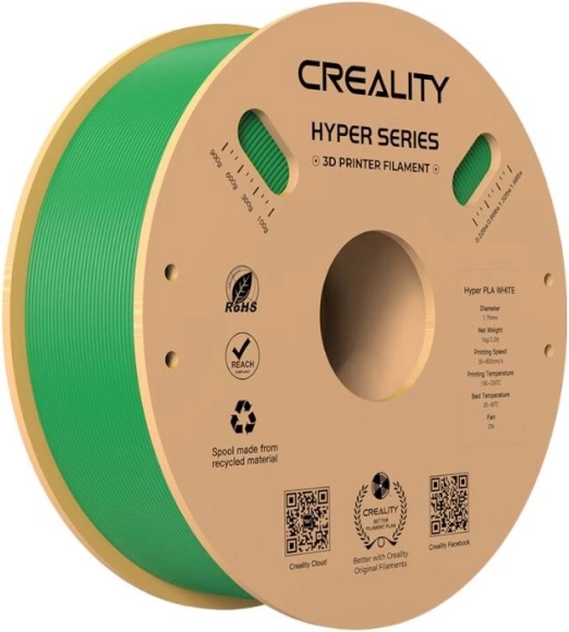 Filament CREALITY Hyper PLA groen 1,75 mm, 1 kg