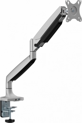 Gas Desk Mount for LED/LCD Monitor 17-45" with USB-A and USB-C