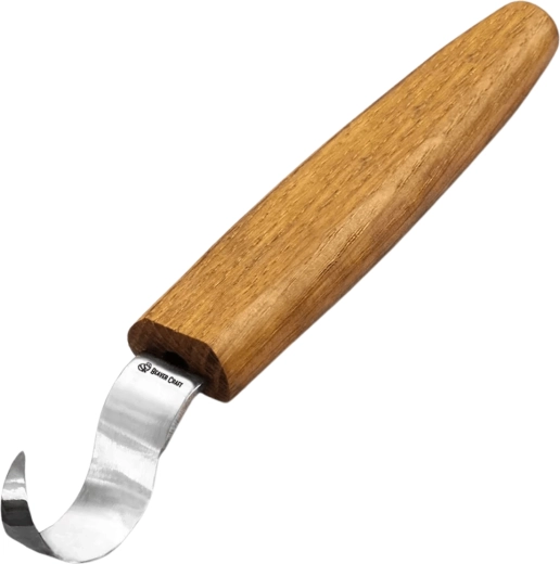 BeaverCraft SK1 – lepelmes 25 mm met eiken handgreep