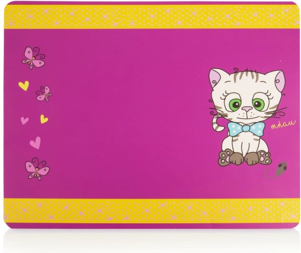 Kinder kunststof placemat katten 35 × 25 cm