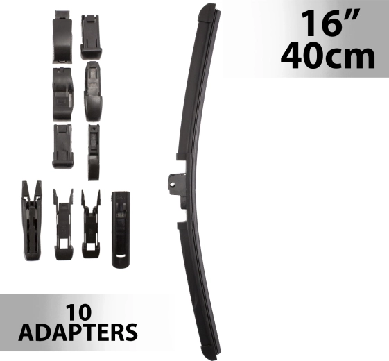 Carguard Wiper 40 cm with 10 Adapters