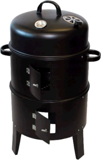 Curron SmokeHouse GM8000 Gartengrill mit Räucherfunktion und Thermometer