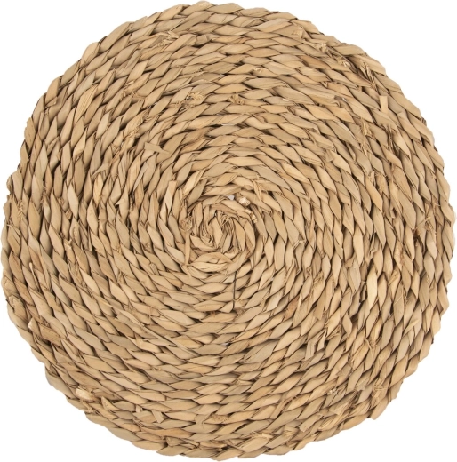 Natuurlijke ronde placemat 35 cm