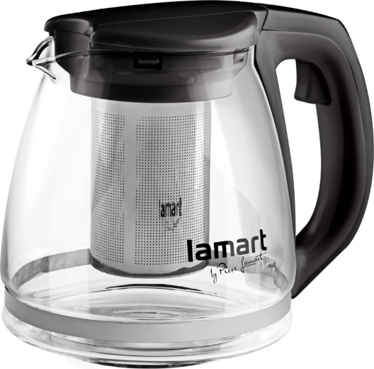 Lamart Verre Glass Tea Pot 1.1 l Black