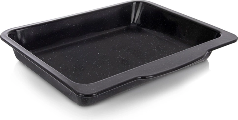 Plaque à pâtisserie rectangulaire profonde émaillée 40 × 35,5 × 5 cm