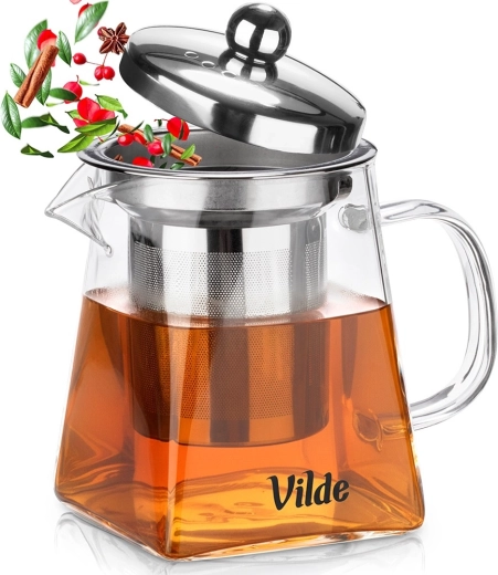 Théière en verre avec filtre 330 ml