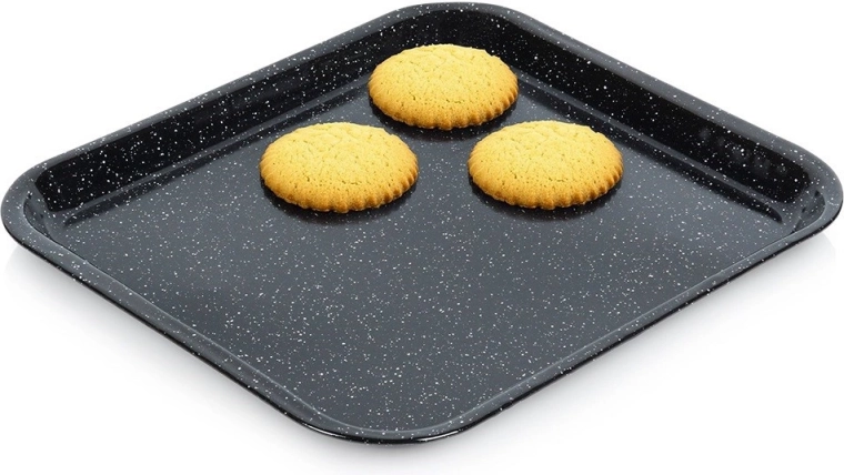 Plaque à pâtisserie émaillée 42,5 × 37 cm