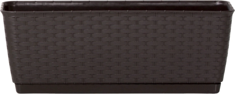 Bloembak met schotel Ratolla P 40 cm – umbra