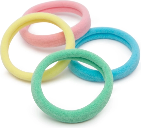 Set elastischer Haargummis, 12 Stück
