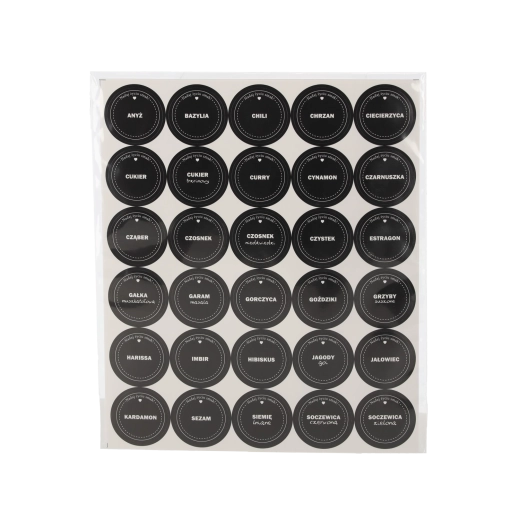 Set van waterdichte kruidenpot-etiketten 120+9