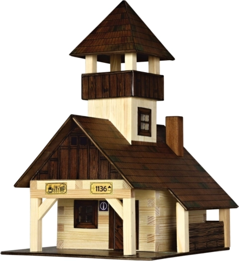 Toeristenhut van houten bouwpakket