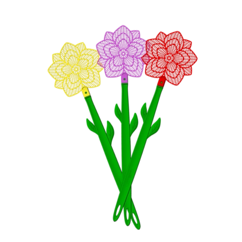 BROS Flower-Shaped Fly Swatter