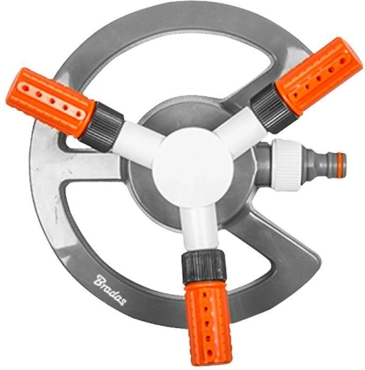 Rotary garden sprinkler with 3 arms WHITE LINE