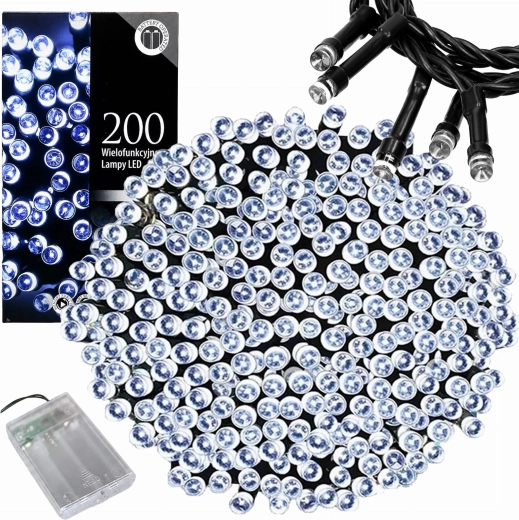 Christmas LED string lights 200 LEDs 20 m cool white