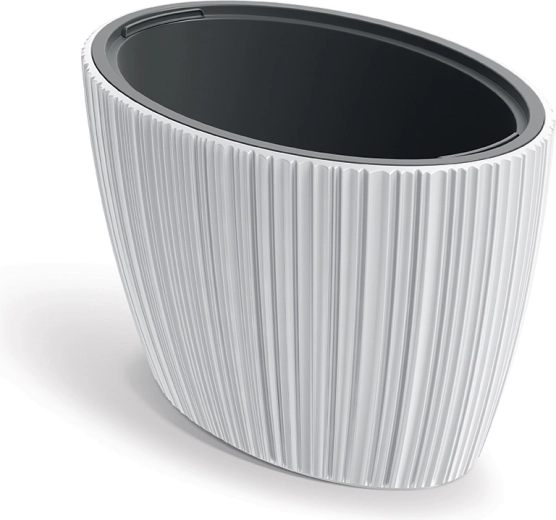 Oro Planter 59.5 cm white with insert