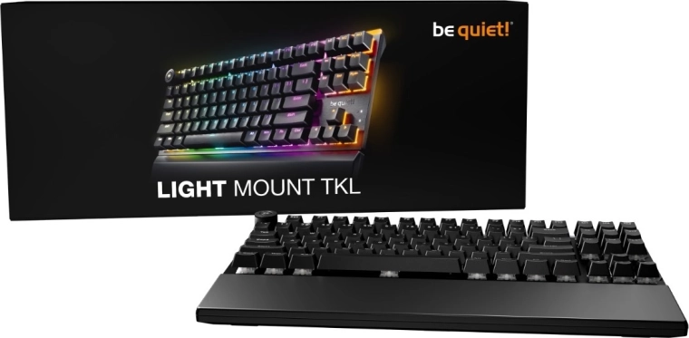 be quiet! Light mount TKL silent tactile keyboard