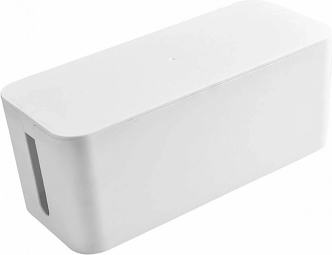 Organisateur de câbles blanc