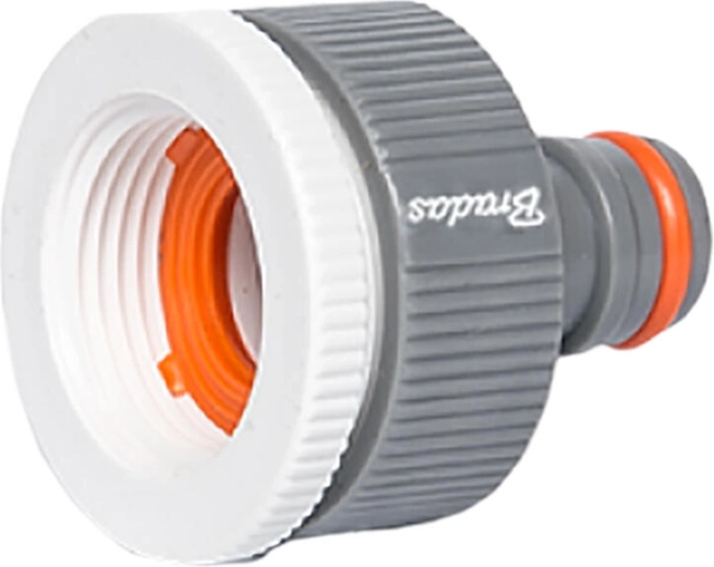 Adaptateur en plastique pour robinet avec filetage intérieur 3/4" et réduction à 1" WHITE LINE