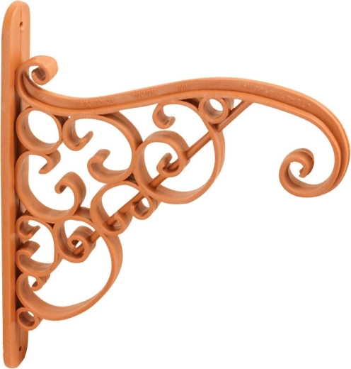 Support mural suspendu pour pot de fleurs en terre cuite 20 cm