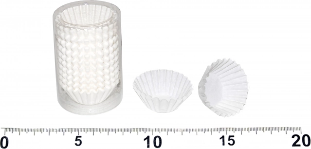 Caissettes à pâtisserie blanches