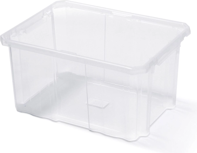 Plastic storage box Cargobox 300 × 200 × 165 mm – transparent