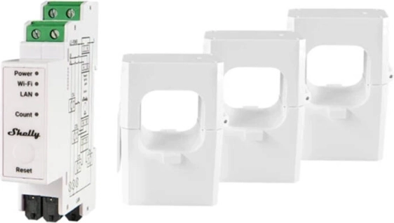 Two-phase electricity meter Shelly Pro