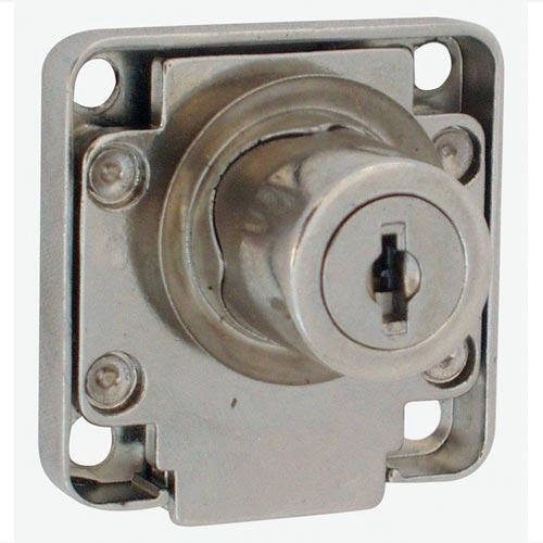 Drawer lock AVES 138-22, nickel (pack of 12)