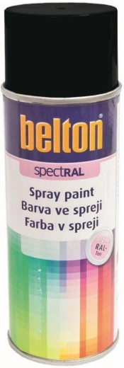 Peinture en spray BELTON RAL 9005 noir semi-brillant 400 ml