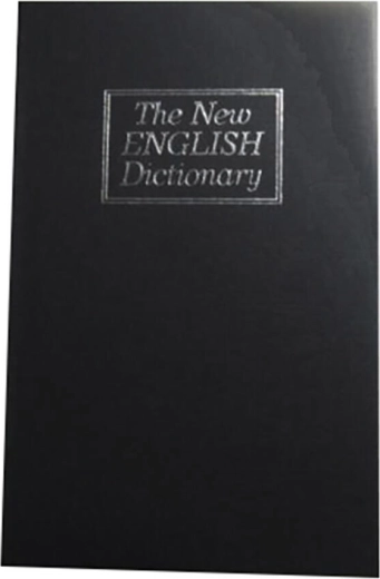 Kluis in de vorm van een boek 180 × 115 × 55 mm, zwart