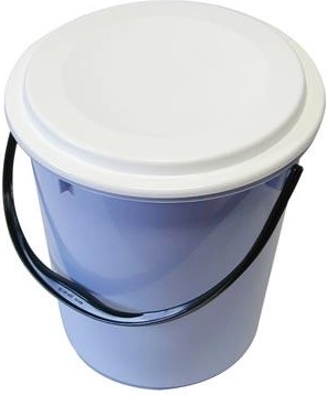 Seau avec couvercle et graduations 10 l
