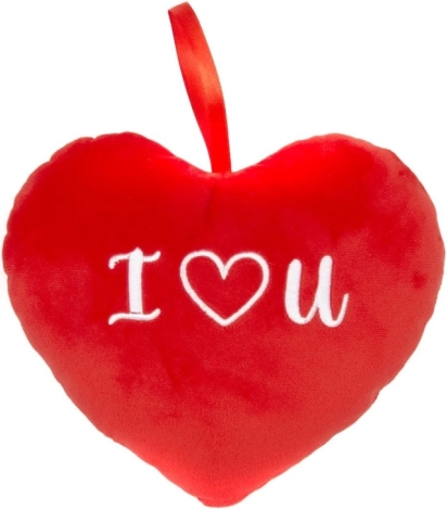 Valentijns pluchen hart - I love you
