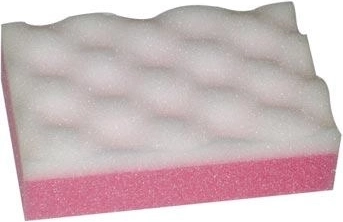 Bath massage sponge 14 × 9 × 4 cm – mix of colors