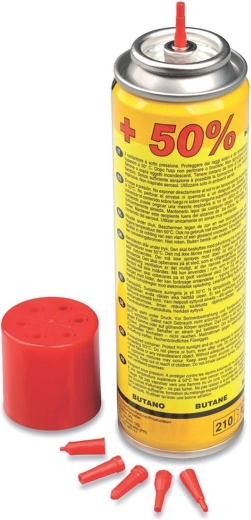 Butangas für Feuerzeuge 300 ml mit 6 Fülldüsen
