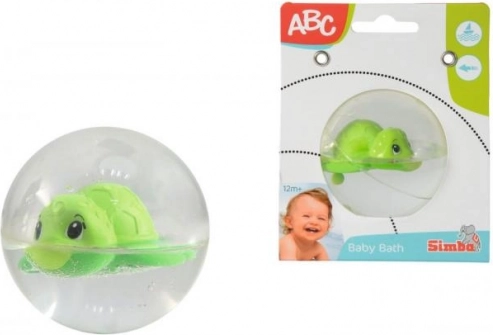 Schildpadje in waterbol