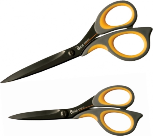 Kantoorschaar 21 cm geel