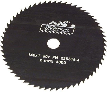 Lame de scie PILANA 140 mm, 60 dents, 1,0 mm, alésage 16 mm