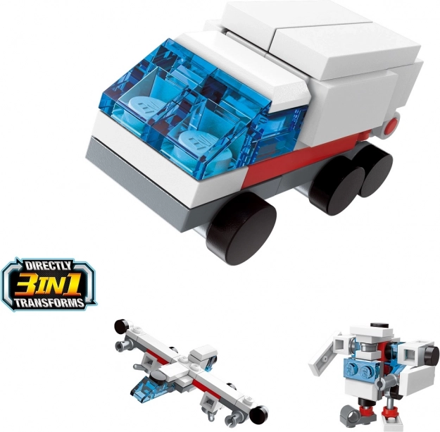 Qman Carrier 3-in-1 Rescue Vehicle Building Set