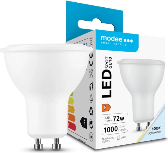Modee ampoule LED spot GU10 10 W 1000 lm blanc froid 6000K