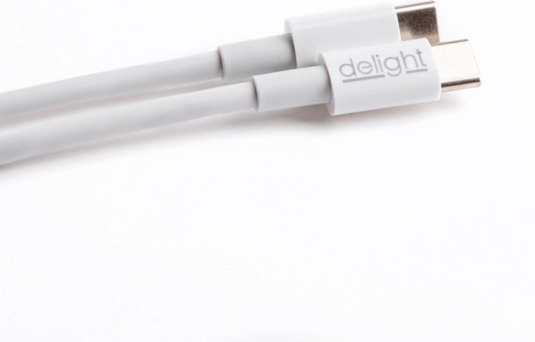 USB-C-naar-USB-C-data- en oplaadkabel, 1 m, wit