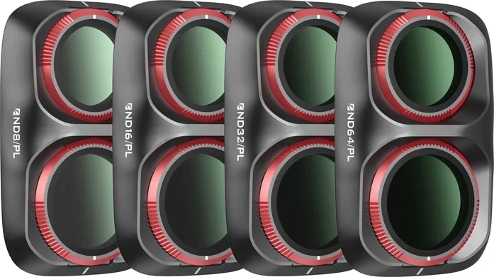 Freewell filterset Bright Day voor DJI Osmo Pocket 4P (4 stuks)