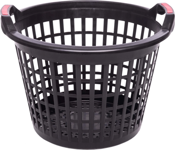 Kunststof mand 35 l, zwart