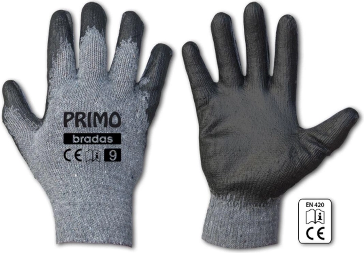 Gants de protection PRIMO en latex, taille 10 (XL)